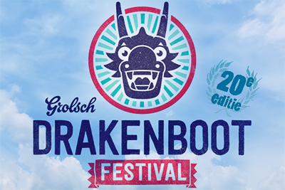 Logo van het Grolsch Drakenbootfestival Apeldoorn 2026